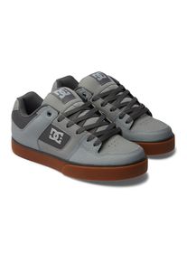 DC Shoes, Herren, DC Shoes Sneaker &raquo;Pure&laquo;, carbon, gum, 8(40,5), Leder-, Nubukleder- oder Wildlederobermaterial...