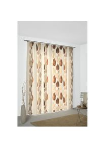 WIRTH, Vorhang &raquo;Marek&laquo; Multifunktionsband 1 Stk. tlg., braun, Jacquard, Polyester