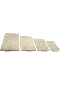 Kinzler, Kinzler Badematte &raquo;Chenille&laquo; H&ouml;he 18 mm rutschhemmend beschichtet fussbodenheizungsgeeignet Badteppich, Uni Farben, weich, als rechteckig & 