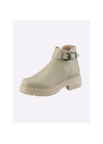 Heine, Unisex, Heine Stiefelette, ecru, 37, Made in Portugal