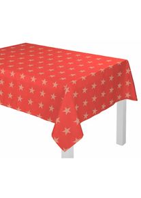 WIRTH, Tischdecke &raquo;Felino&laquo;, rot, Baumwolle, Polyester, 1 Stk.