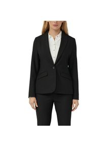 s.Oliver BLACK LABEL, Unisex, s.Oliver BLACK LABEL Jackenblazer mit 1-Knopf-Verschluss und Viskose-Stretch, schwarz, 48, Blazer von s.OLIVER Black 