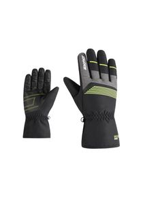 Ziener, Herren, Skihandschuhe &raquo;GEVIN-Z glove man&laquo;, schwarz.lime, 10, wasserabweisend und atmungsaktiv ganz ohne PFAS