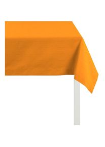 Apelt, Apelt Tischdecke &raquo;4362 Rips - UNI&laquo; Wasser- und Schmutzabweisend, orange, Baumwolle, Polyester, 1 Stk.