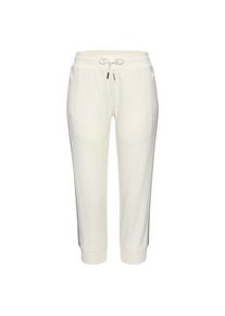 H.I.S. H.I.S, Unisex, Relax-Caprihose mit seitlichen Tapestreifen, ecru, M (40/42), N-Gr, Sportliche Relax-Caprihose
