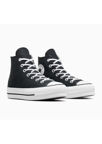 Converse, Unisex, Sneaker &raquo;CHUCK TAYLOR ALL STAR LIFT PLATFORM CANVAS&laquo;, schwarz, wei&szlig;, wei&szlig;, 38, Modischer Sneaker von Converse mit Schn&uuml;rung