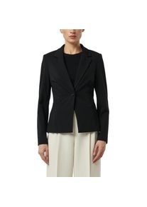 comma, Unisex, Jackenblazer mit Knopfverschluss und Reissverschlusstaschen, schwarz, 40, Unisex-Blazer von COMMA