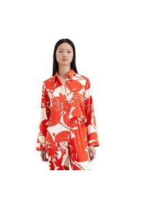 Marc O'Polo Marc O'polo, Unisex, Marc O'Polo Satinbluse Weiche, seidige Oberfl&auml;che; mit Allover-Print, multi, 36, Langarmblise von Marc O'Polo