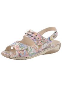 Waldl&auml;ufer Waldl&auml;ufer, Unisex, Sandale &raquo;GARDA&laquo; , Sommerschuh, Klettschuh, Sandalette in Bequemweite G (= weit), multicolor, 3,5 (36), Sandale mit herausnehmbarem