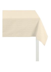 Apelt, Apelt Tischdecke &raquo;4362 Rips - UNI&laquo; Wasser- und Schmutzabweisend, natur, Baumwolle, Polyester, 1 Stk.