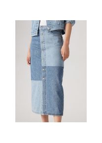 Levi's Levi's, Unisex, Midirock &raquo;BUTTON MIDI SKIRT PAT&laquo; mit Knopfleiste, clean craft skirt, 29, Jeansrock BUTTON MIDI SKIRT PAT von Levi's