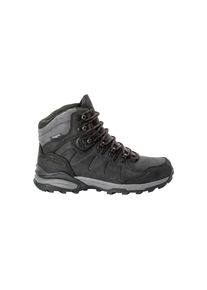 Jack Wolfskin, Unisex, Trekkingschuh &raquo;REFUGIO PRIME TEXAPORE MID W&laquo;, phantom, UK5-EU38, Normalschaft, Wetterfester Wanderschuh mit griffiger 