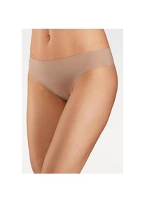 Schiesser, Unisex, Slip &raquo;Invisible Light&laquo; mit flach verklebten Seitenn&auml;hten, beige, 40, Unisex-Slip von Schiesser