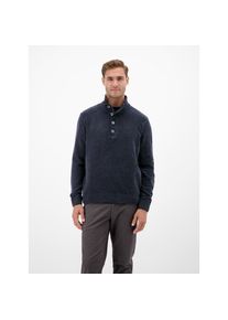 Lerros, Herren, Lerros Strickpullover Chenille-Pullover mit Troyer, classic navy, XL, Chenille-Pullover von Lerros
