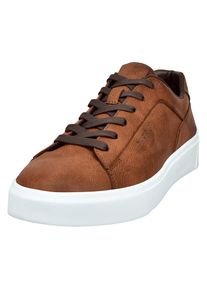 Bugatti, Herren, Bugatti Sneaker Halbschuh, Schn&uuml;rschuh, Freizeitschuh in cleaner Optik, cognac, 41, Modischer Bugatti Sneaker