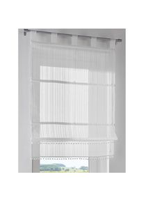 HEINE HOME, HEINE HOME Raffrollo mit Schlaufen, sanftes wei&szlig;