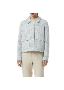 comma, Unisex, Kurzjacke aus Tweed, in verk&uuml;rzter Form, blau, 34, Verk&uuml;rzte Tweed-Jacke von COMMA