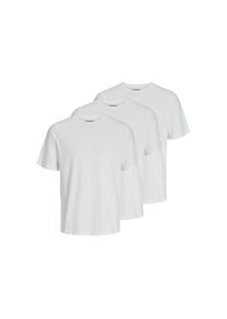 Jack & Jones Jack & Jones, Herren, Rundhalsshirt &raquo;JACUNDER TEE CREW NECK 3 PACK NOOS&laquo; Packung, 3 Stk., wei&szlig;, XL, T-Shirt von Jack & Jones