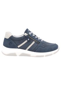 Remonte, Unisex, Keilsneaker , Freizeitschuh, Halbschuh, Schn&uuml;rschuh in veganer Verarbeitung, jeansblau, hellgrau, 39, Schn&uuml;rschuh mit 