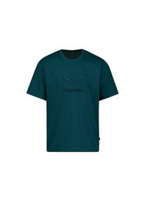 TRIGEMA, Unisex, T-Shirt &raquo;TRIGEMA Heavy Oversized T-Shirt mit 3D-Motiv&laquo; 1 Stk., saphir, S, HEAVY -Single-Jersey