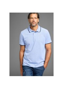 H.I.S. H.I.S, Herren, Poloshirt mit sportlichen Kontraststreifen & Logo-Stickerei, dunkelblau, L (52/54), Poloshirt aus Piqu&eacute; - angenehmes Tragegef&uuml;hl und 