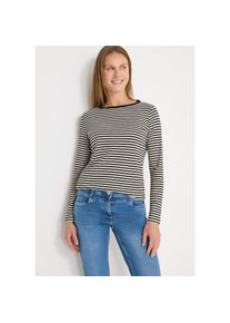 Cecil, Unisex, Langarmshirt im Streifen-Look, universal blau, XL (44), Gestreiftes Shirt f&uuml;r Unisex von Cecil