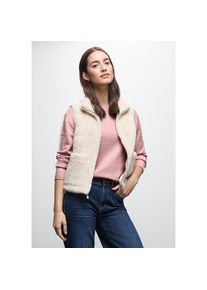 Street One, Unisex, Street One Rundhalspullover mit Rippb&uuml;ndchen, powder pink meliert, 38, Pullover von Street One