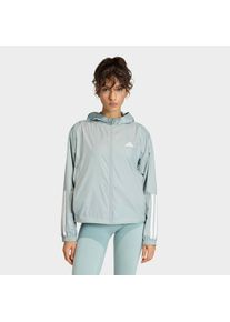 adidas Performance, Unisex, adidas Performance Outdoorjacke &raquo;HYG WINDY&laquo;, wonder sage, M, Windjacke mit Kapuze und Clima365 Technologie f&uuml;r Komfort bei