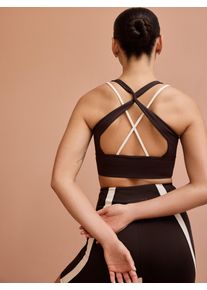 next Sport-BH Damen Gr&ouml;&szlig;e 4XL/5XL schoko / wei&szlig;
