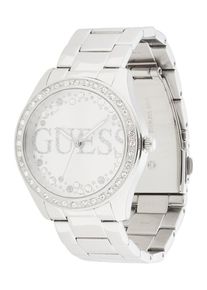Guess Uhr 'LUST' Damen, silber / transparent, Gr&ouml;&szlig;e One Size