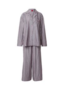 Hugo Pyjama Damen Gr&ouml;&szlig;e S graumeliert / rosa / wei&szlig; Winterkleid