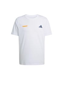 adidas Performance Funktionsshirt 'Hot Egg' Herren Gr&ouml;&szlig;e L blau / gelb / schwarz / wei&szlig;