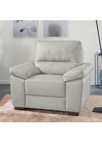 Calia italia, Calia italia Sessel &raquo;Gaia, hochwertiger, edler Ledersessel mit erstklassigem Sitzkomfort&laquo; in zwei hochwertigen Lederqualit&auml;ten, tortora,