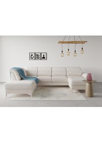 Sit & More Sit & More, sit&more Wohnlandschaft &raquo;Sinatra U-Form&laquo; optional mit Kopfteilverstellung und Armteilfunktion etc., creme, 100% Polyester, B/H/T: 326 cm x