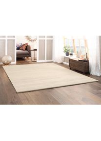 Theko, Theko Wollteppich &raquo;Janne, Berber Teppich, Wolle, meliert, handgearbeitet&laquo; rechteckig 20 mm H&ouml;he handgetuftet, Wohnzimmer, Schlafzimmer, 