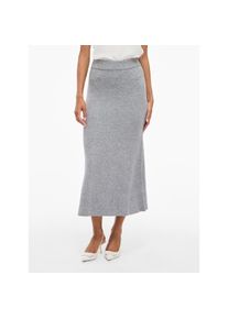 Vila, Unisex, Maxirock &raquo;VIRIL ANKLE KNIT SKIRT - NOOS&laquo;, medium grau melange, XL (42), Maxirock von Vila