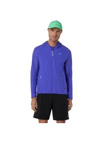 asics, Herren, Laufjacke &raquo;ROAD PACKABLE JACKET&laquo; mit Kapuze, cobalt burst, illuminate gr&uuml;n, XXL, Laufjacke von asics