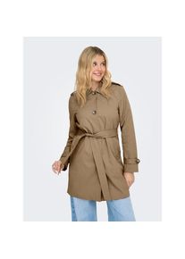 Only, Unisex, Only Trenchcoat &raquo;ONLDISA LIFE SB TRENCHCOAT CC OTW&laquo; klassischer Schnitt, tannin, XS, Trenchcoat von Only