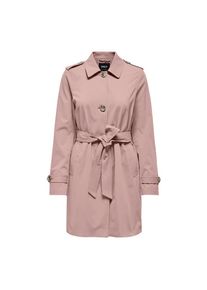 Only, Unisex, Only Trenchcoat &raquo;ONLDISA LIFE SB TRENCHCOAT CC OTW&laquo; klassischer Schnitt, adobe rose, M, Trenchcoat von Only