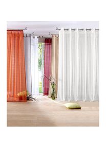 my home, my home Gardine &raquo;REGINA&laquo; &Ouml;sen 2 Stk. tlg. Vorhang, Fertiggardine, 2-er Set, transparent, modern, Struktur, wei&szlig;, Polyester