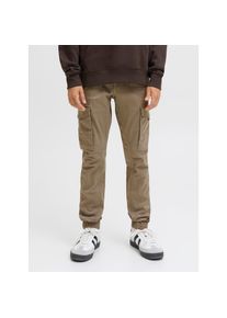 Jack & Jones Jack & Jones Junior, Herren, Cargohose &raquo;JPSTPAUL JJFLAKE AKM 542&laquo;, brindle, 140, N-Gr, Praktische Cargohose von Jack & Jones Junior