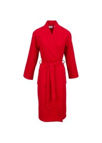 Carl Ross, Unisex-Bademantel &raquo;25100&laquo; 1 Stk. Waffelpique, intense rot, Piqu&eacute;