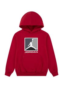 Jordan Sweatshirt 'ESS' Jungen Gr&ouml;&szlig;e 158/170 grau / rubinrot / schwarz / wei&szlig;
