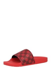 Hugo Pantolette 'Timein' Herren Gr&ouml;&szlig;e 40 rot / schwarz