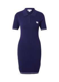 Calvin Klein Jeans Strickkleid Damen Gr&ouml;&szlig;e XL lila / wei&szlig;