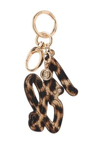 Liu Jo Schl&uuml;sselanh&auml;nger Damen Gr&ouml;&szlig;e One Size hellbraun / gold / schwarz / transparent