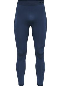 Hummel, Hommes Sous-v&ecirc;tements de sport 'First', bleu fonc&eacute; / noir