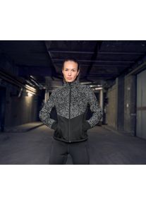 Tchibo - Thermojacke - Damen - Gr. 38 - silber/print