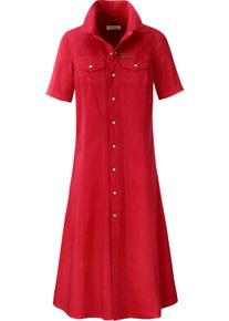 Damen Jeanskleid erdbeere