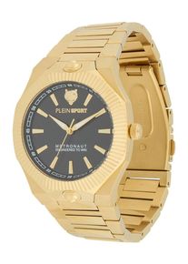 Plein Sport, Hommes Montre &agrave; affichage analogique 'METRONAUT', or / noir